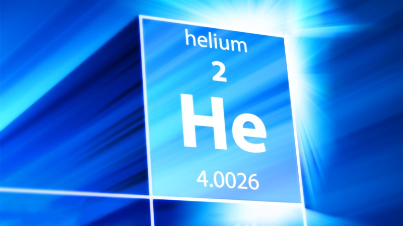 گاز هلیوم در کجا پیدا می شود؟